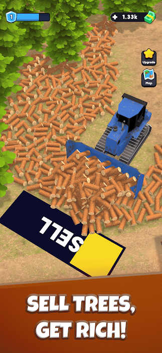 Idle Lumber Chopper Empire Inc screenshot