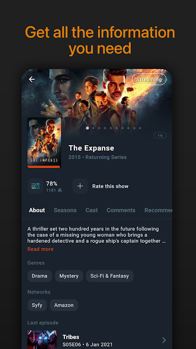 Moviebase Pro screenshot