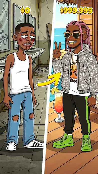 Rap Star:Idle Clicker screenshot
