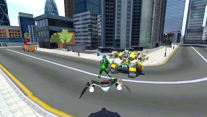 Rope Frog Ninja Hero Car Vegas screenshot