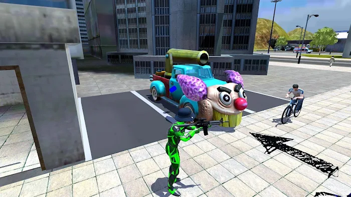 Rope Frog Ninja Hero Car Vegas screenshot