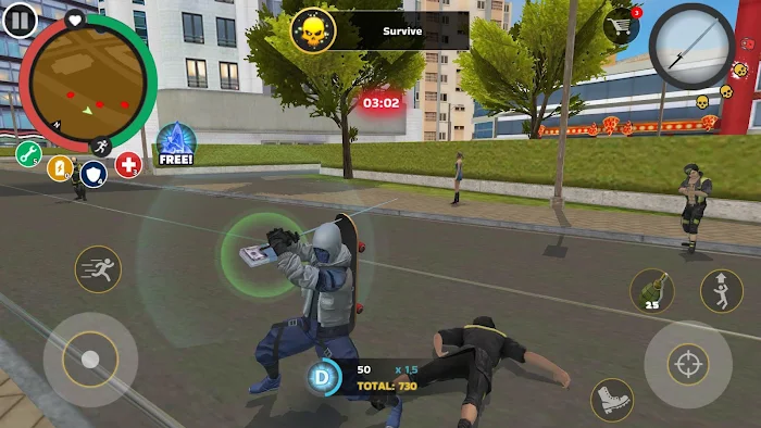 Rope Hero Mafia City Wars screenshot