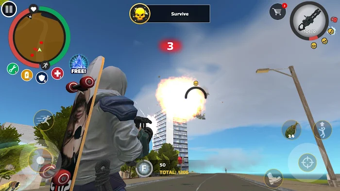 Rope Hero Mafia City Wars screenshot