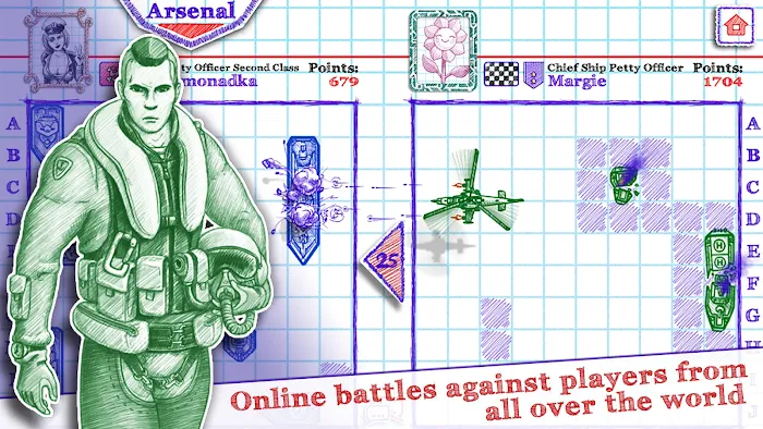 Sea battle 2 Warship Online screenshot