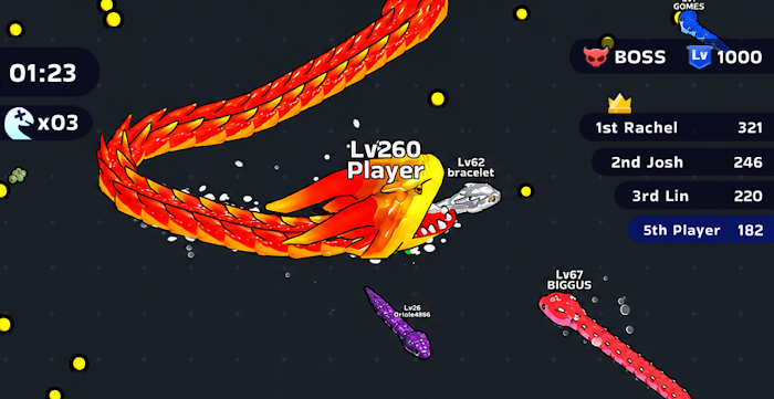 Snake Clash! screenshot