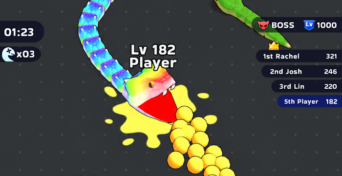 Snake Clash! screenshot