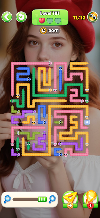 Snake Maze Escape Puzzle screenshot