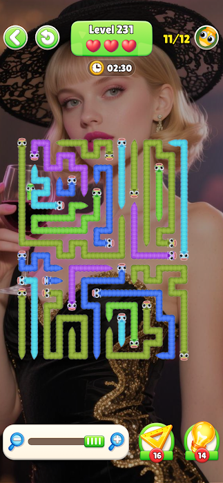 Snake Maze Escape Puzzle screenshot