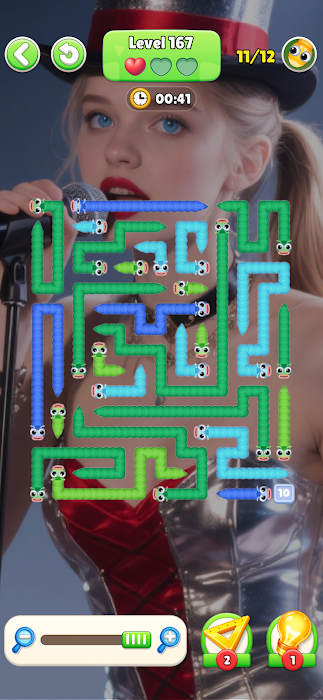 Snake Maze Escape Puzzle screenshot
