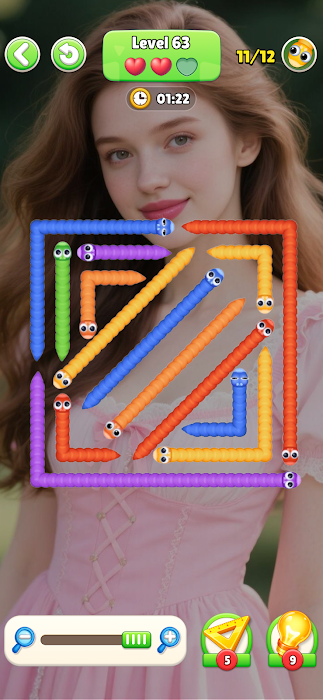 Snake Maze Escape Puzzle screenshot