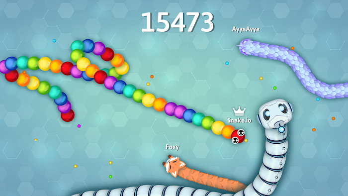 Snake.io screenshot
