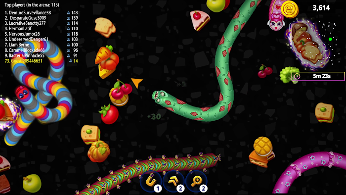 Worms Zone .io screenshot