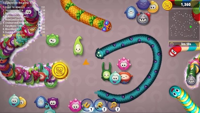 Worms Zone .io screenshot