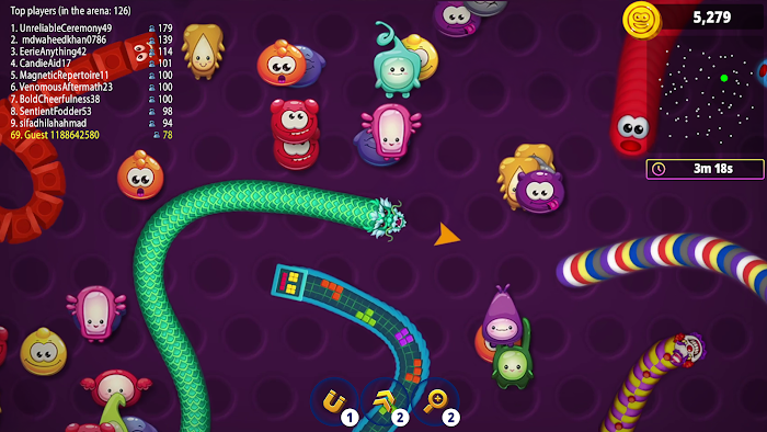Worms Zone .io screenshot