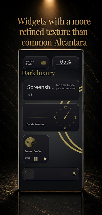 Dark Luxury for KWGT screenshot