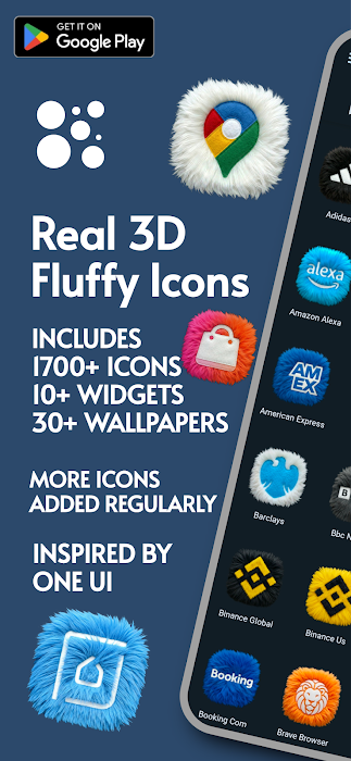Fluffy Icons One UI Style screenshot