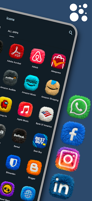Fluffy Icons One UI Style screenshot