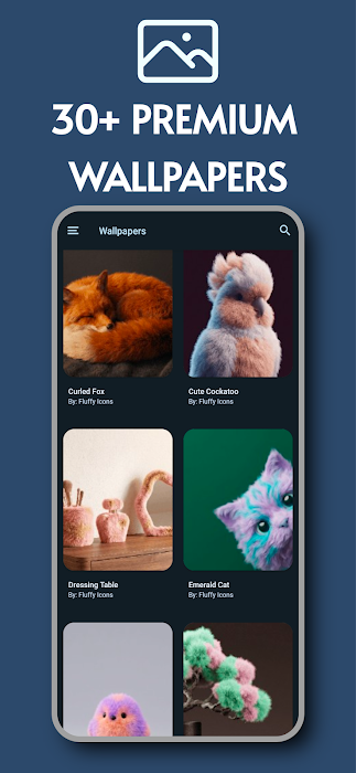 Fluffy Icons One UI Style screenshot