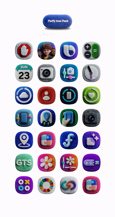 Fluffy OneUi Icon Pack screenshot