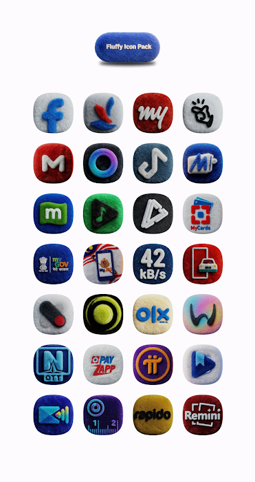 Fluffy OneUi Icon Pack screenshot