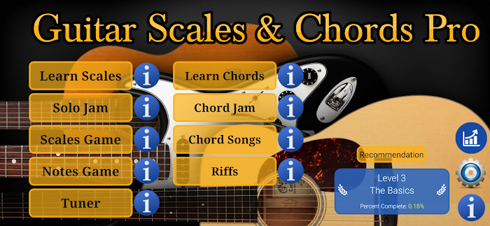 Guitar Scales Chords Pro screenshot