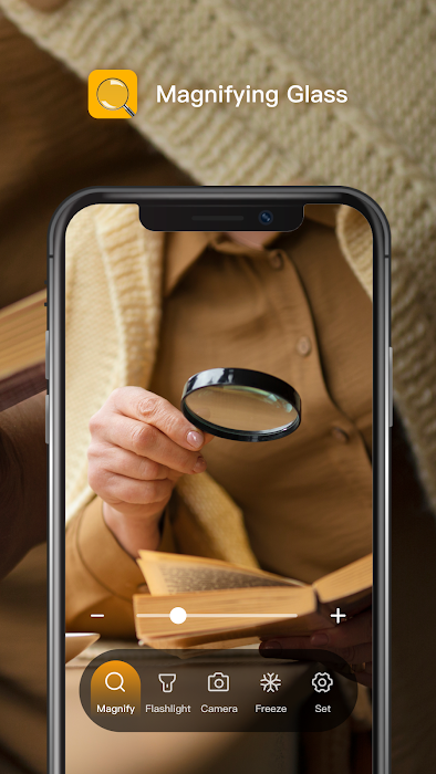 Magnifying Glass + Flashlight screenshot