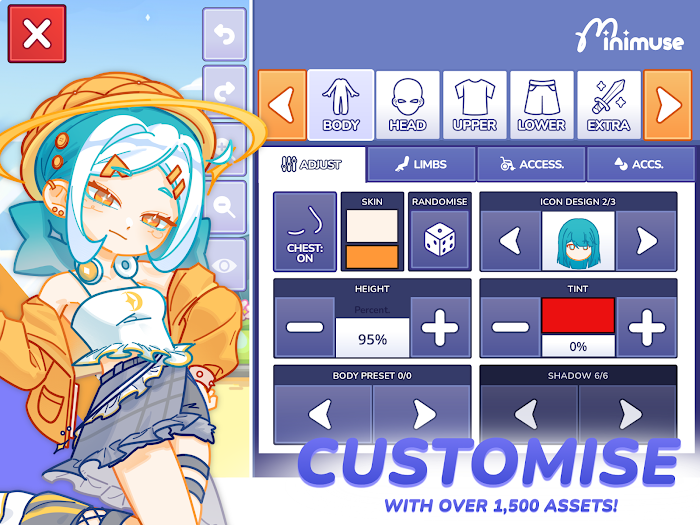 MiniMuse screenshot
