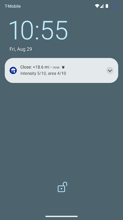 Rain Alarm screenshot