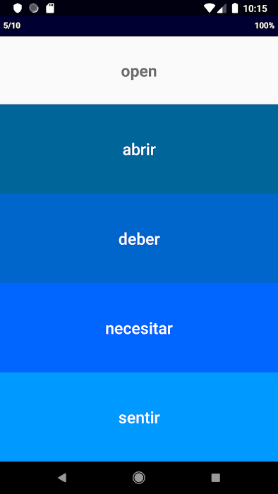 Spanish Verb Blitz Pro screenshot