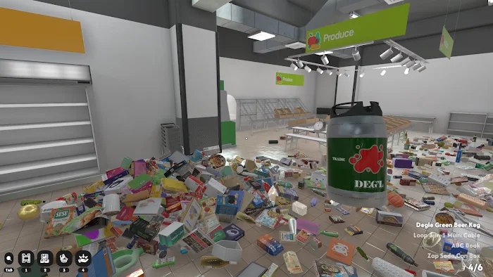 Supermarket Chaos Simulator screenshot